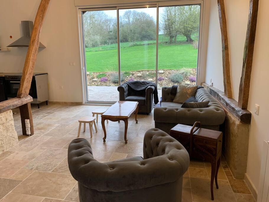 Gite, Maison Entiere Avec Billard Et Bel Espace De Vie La Grange Blicourt Exterior foto
